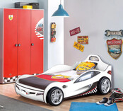 Autobed jongens bed wit kinderkamer Autobed jongens bed wit kinderkamer
