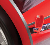 Autobed met logeerbed rood jongens bed Autobed met logeerbed rood jongens bed