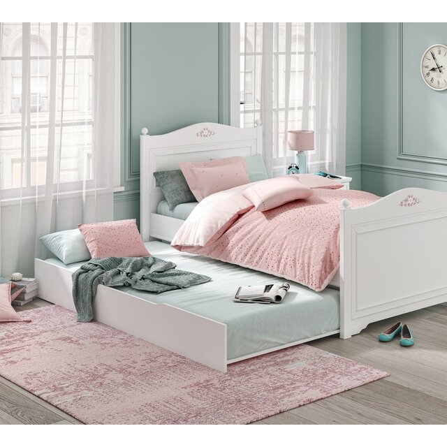 Rustic hemelbed twijfelaar meisjesbed meisjeskamer 200 x 120 cm