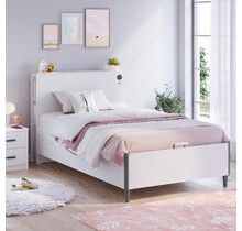 California tienerbed opbergbed tienerkamer wit 100 x 200 cm