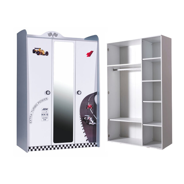 V Power kledingkast auto | Wit V Power kledingkast auto | Wit