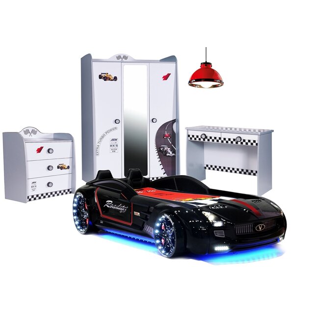 V Power nachtkastje auto | Wit V Power nachtkastje auto | Wit