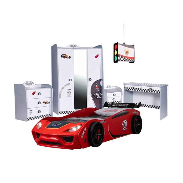 V Power kleine boekenkast auto | Wit