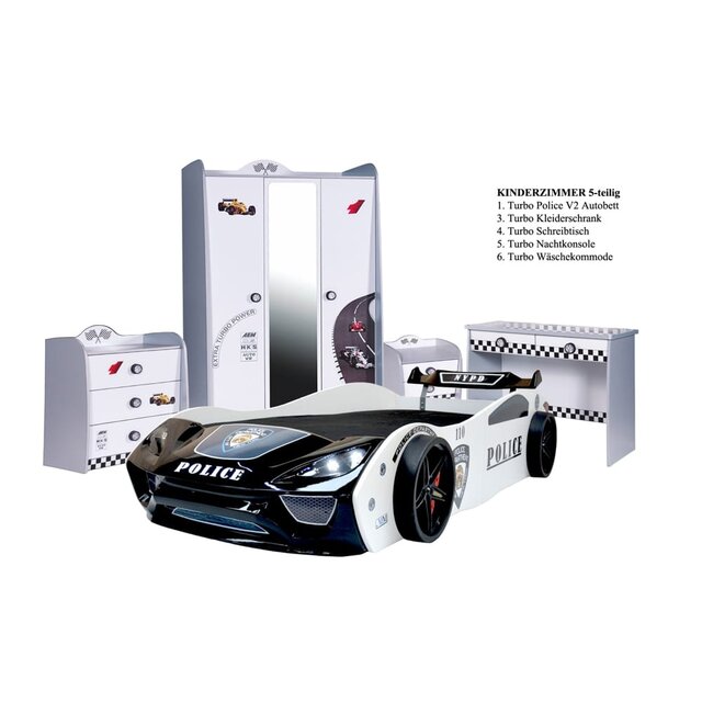 V Power kleine boekenkast auto | Wit