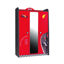 V Power kledingkast auto | Rood