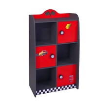 V Power boekenkast met deur race | Rood