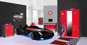 V Power nachtkastje auto | Rood V Power nachtkastje auto | Rood