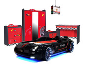 V Power nachtkastje auto | Rood V Power nachtkastje auto | Rood
