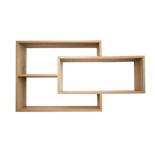 Karo wandschap zwevend wandplank | Houtlook