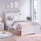 California tienerbed tienerkamer wit 100 x 200 cm