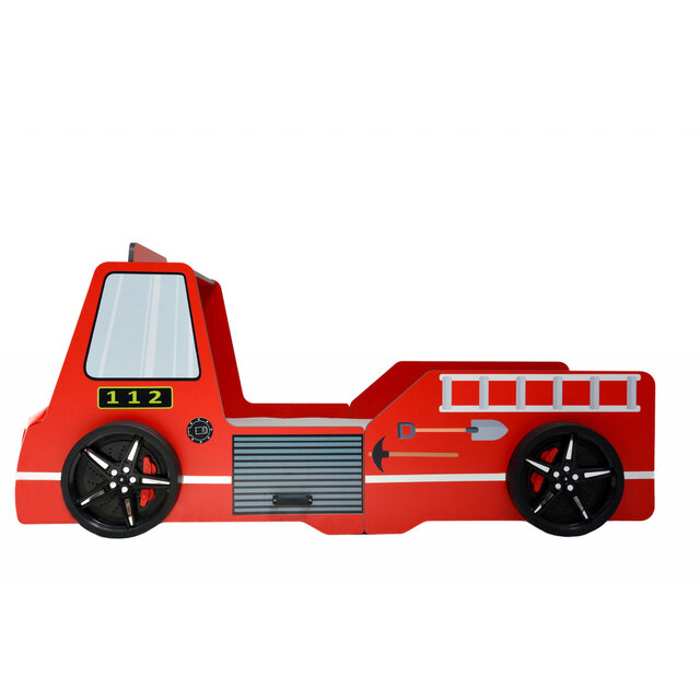 Brandweerbed peuterbed  jongensbed rood 90 x 200 cm Brandweerbed peuterbed  jongensbed rood 90 x 200 cm