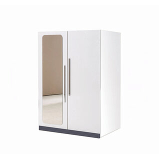 Compact 2 deurs kledingkast kinderkamer