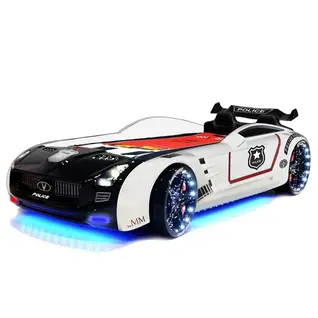 Autobed Roadster | Politie met led en sound