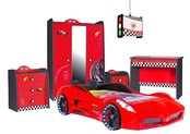 Autobed / Racebed V7 Sport met LED en sound | rood Autobed / Racebed V7 Sport met LED en sound | rood