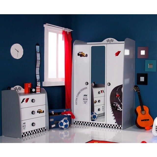 Autobed met licht en geluid | Street Racer zwart Autobed met licht en geluid | Street Racer zwart