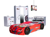 Autobed racebed BLX Rood met licht Autobed racebed BLX Rood met licht