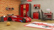 Autobed racebed BLX Rood met licht Autobed racebed BLX Rood met licht