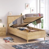 Stockholm boxspring tienerbed opbergbed tienerkamer 200 x 100
