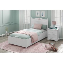 Rustic opbergbed kinderbed 100 x 200 cm