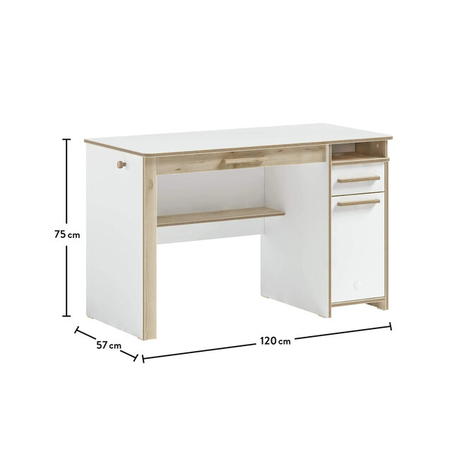 Cilek Modera bureau wit compleet tienerkamer