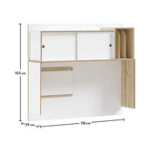 Cilek Modera bureau wit compleet tienerkamer