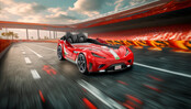 Autobed GTE Racer | rood racebed met licht en geluid Autobed GTE Racer | rood racebed met licht en geluid