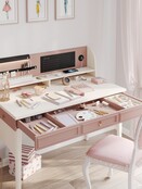 Elegance kinderbureau roze met lage opzet en usb