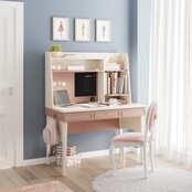 Elegance kinderbureau groot roze kinderkamer compleet