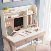 Elegance kinderbureau groot roze kinderkamer compleet
