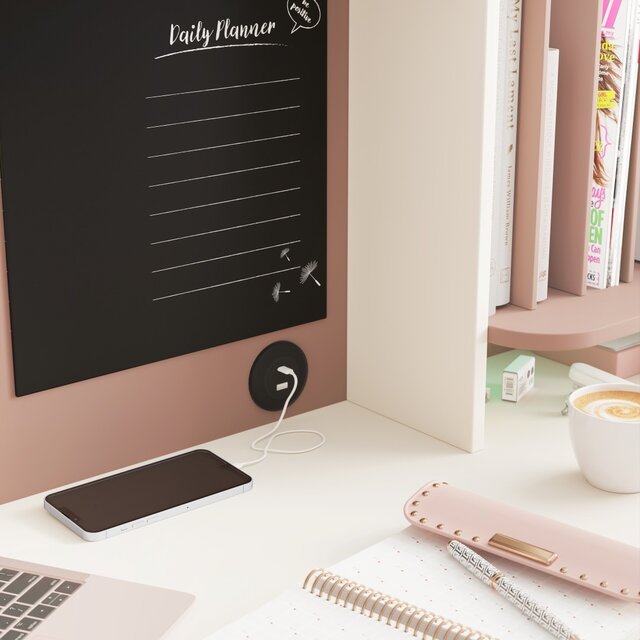 Elegance kinderbureau groot roze kinderkamer compleet