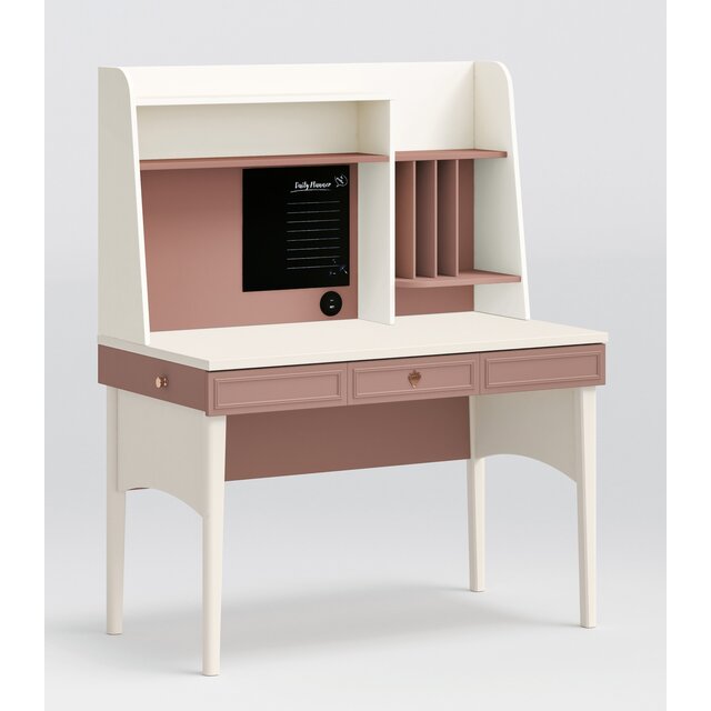 Elegance kinderbureau groot roze kinderkamer compleet