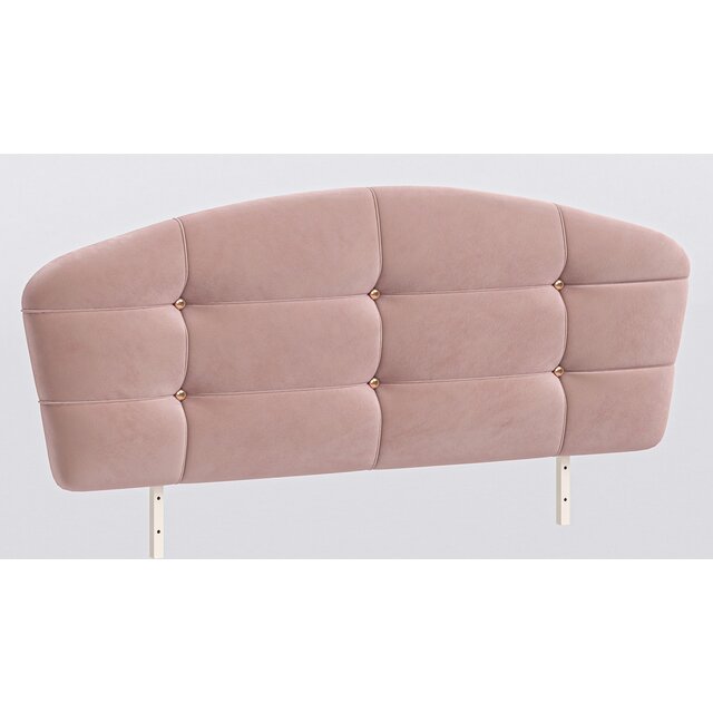 Elegance roze kinderkamer bed 100 x 200 cm gestoffeerd hoofdbord Elegance roze kinderkamer bed 100 x 200 cm gestoffeerd hoofdbord
