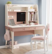 Elegance kinderbureau groot roze kinderkamer compleet