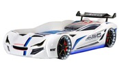 Autobed met lichtjes en geluid | Street Racer wit