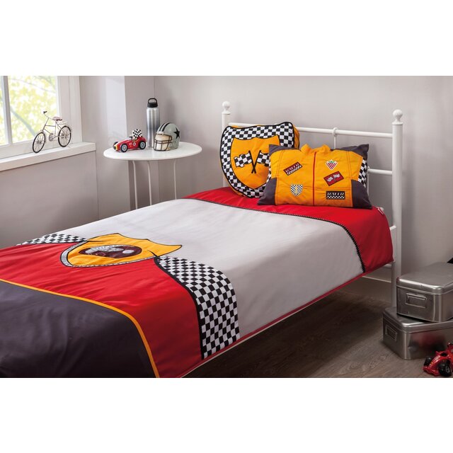 Bispeed bedsprei + kussenset