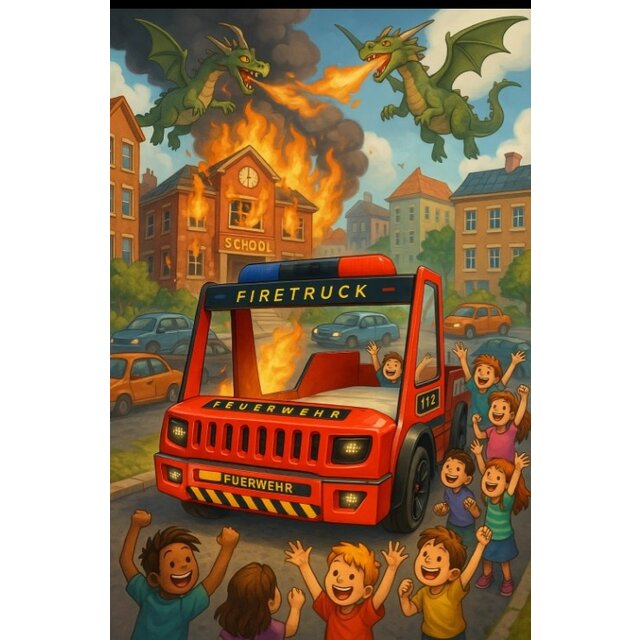 Brandweerbed peuterbed  jongensbed rood 90 x 200 cm Brandweerbed peuterbed  jongensbed rood 90 x 200 cm