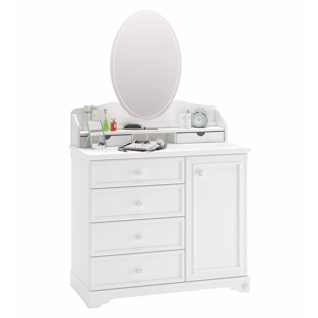 Rustic commode ladekast wit compleet meisjeskamer Rustic commode ladekast wit compleet meisjeskamer