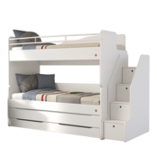 California Studio stapelbed met opbergtrap 200 x 90 cm