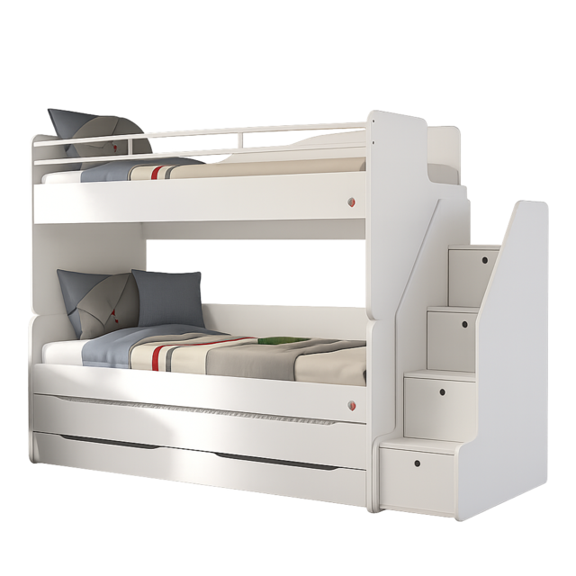 California Studio stapelbed met opbergtrap 200 x 90 cm