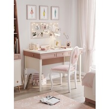 Elegance roze bureau  kinderkamer