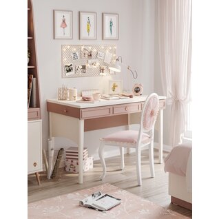 Elegance roze bureau  kinderkamer