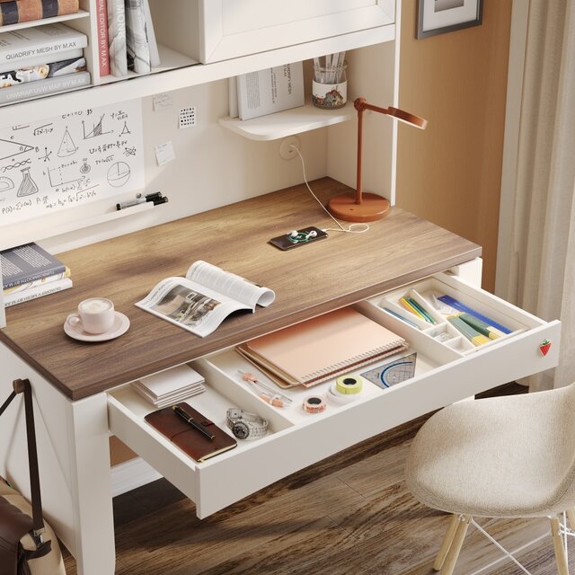 Cilek Lapel crème wit bureau kinderkamer