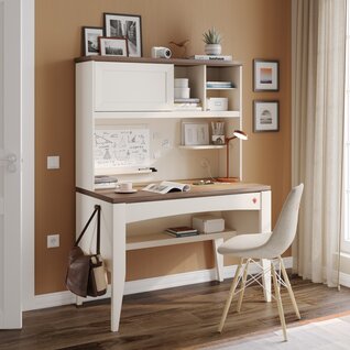 Cilek Lapel crème wit kinderbureau compleet