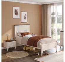 Lapel kinderbed  crene wit 100 x 200 cm