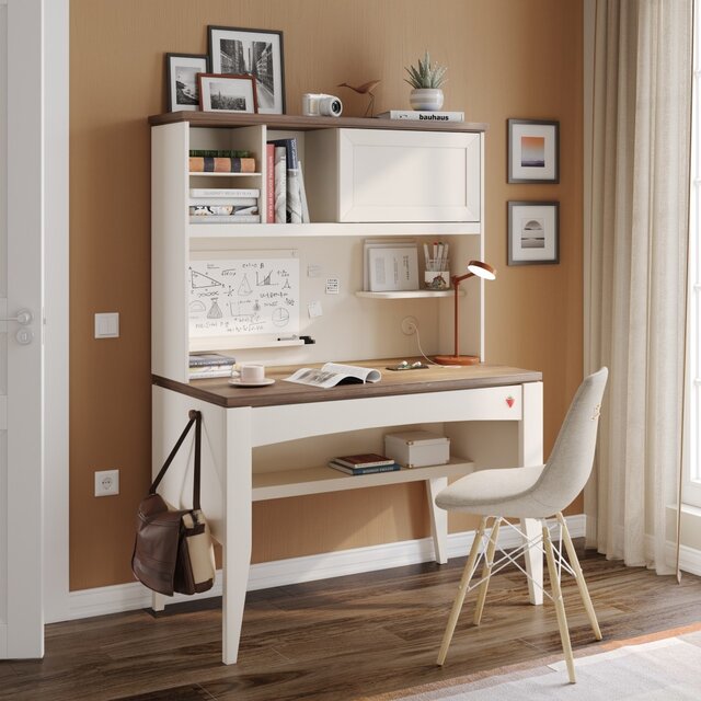 Cilek Lapel crème wit kinderbureau compleet