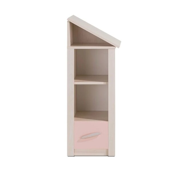 Cento pink boekenkast klein kinderkamer