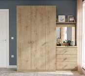 Stockholm 3 deurs kledingkast kinderkamer