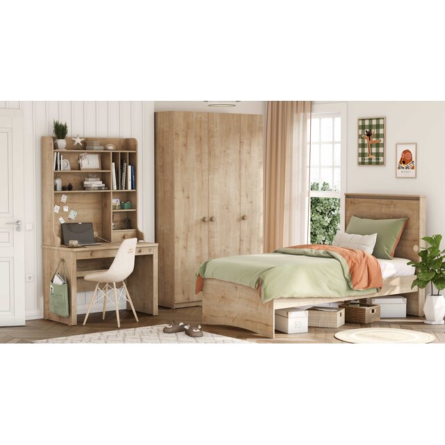 Stockholm 3 deurs kledingkast kinderkamer