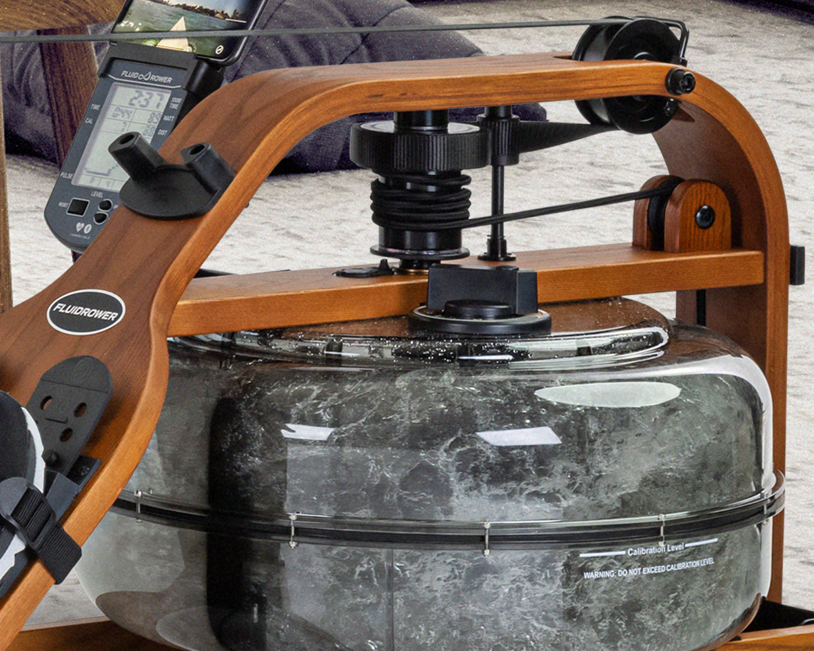 Fluid Rower Viking 3V - Zusammenklappbar - Rudermaschine mit 5