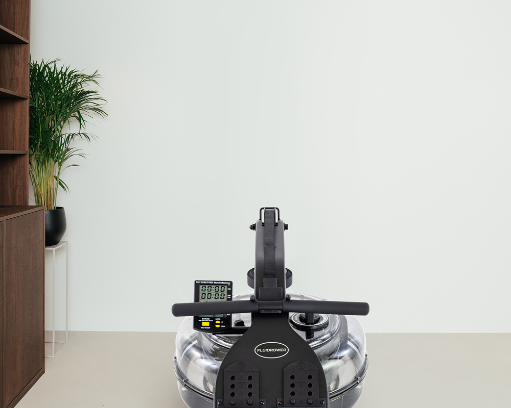 Roeimachine - Magnetische Roeitrainer - met LCD console en 16 weerstandsniveaus - Stil - Zwart